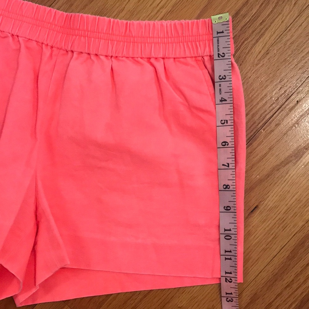 J. Crew Neon Cotton Faille Pull-on Shorts. Small - Picture 6 of 8